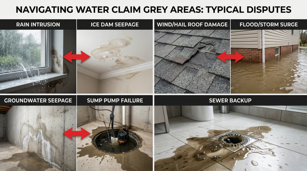 Common Insurance Claim Disputes For Water And Flood Damage