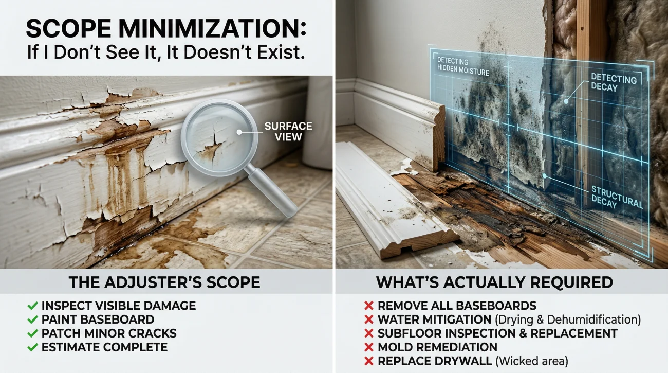 Comparison Of Insurance Scope Vs Actual Damage