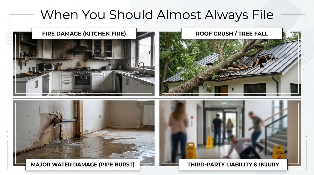 Critical Scenarios To File Insurance Claim