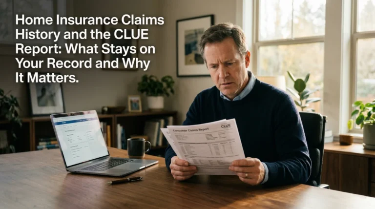 Home Insurance Claims History and the CLUE Report: What Stays on Your Record and Why It Matters