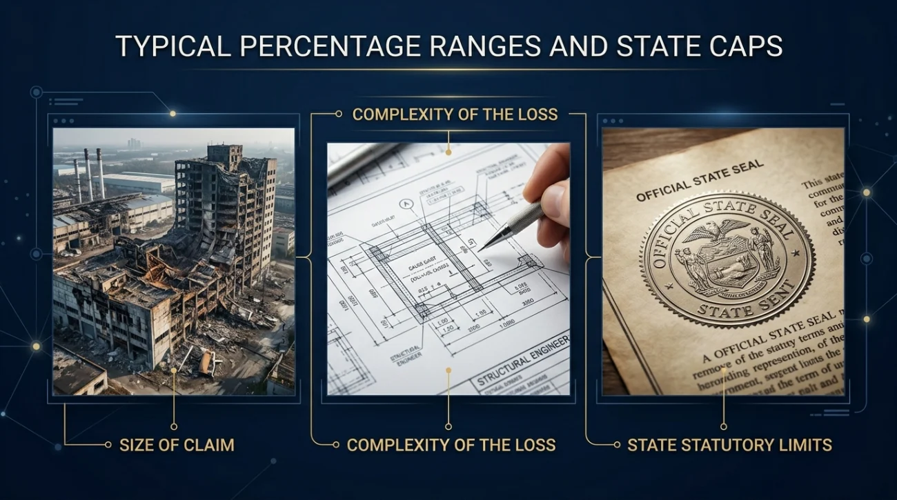 Public Adjuster Fee Percentage Variables And State Caps