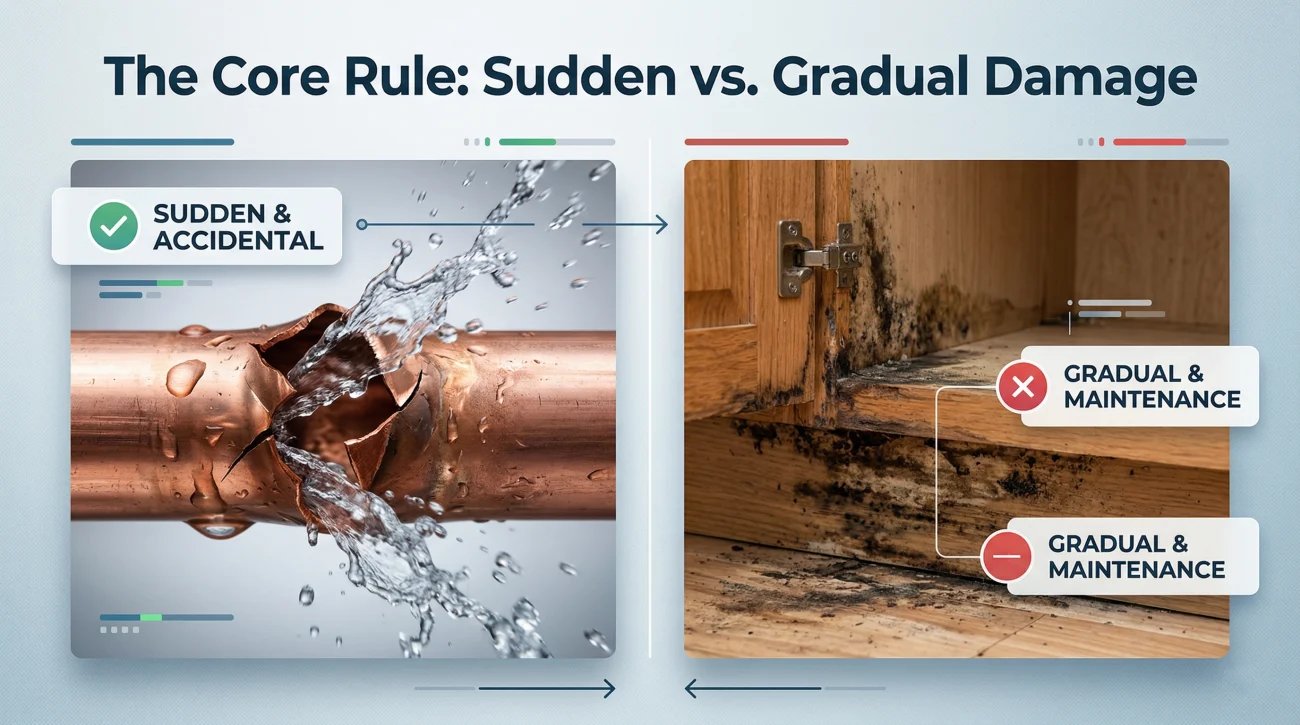 Sudden Vs Gradual Water Damage Differences