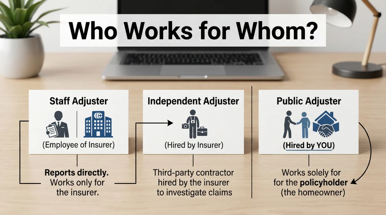 Three Types Of Insurance Adjusters Comparison