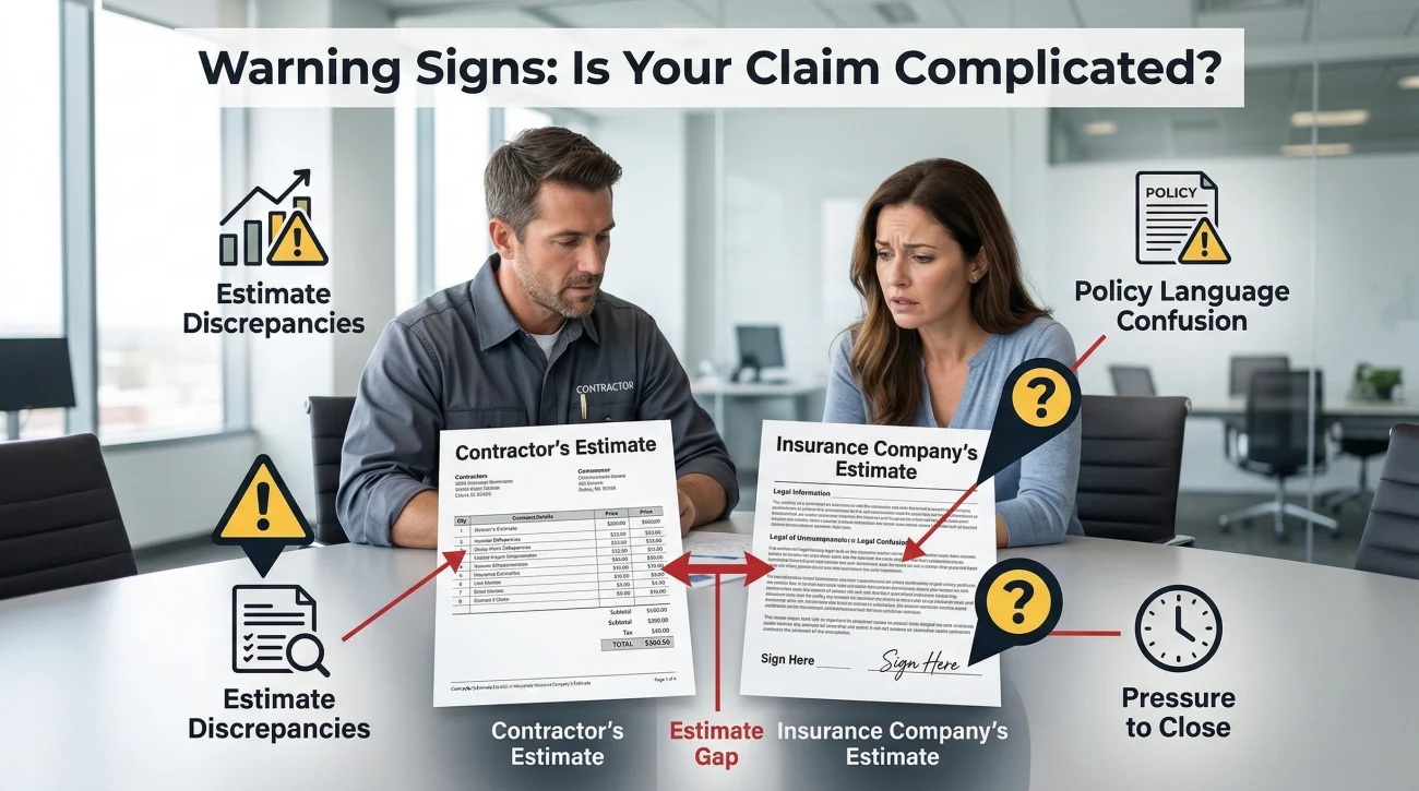 Warning Signs In Home Insurance Claim Process