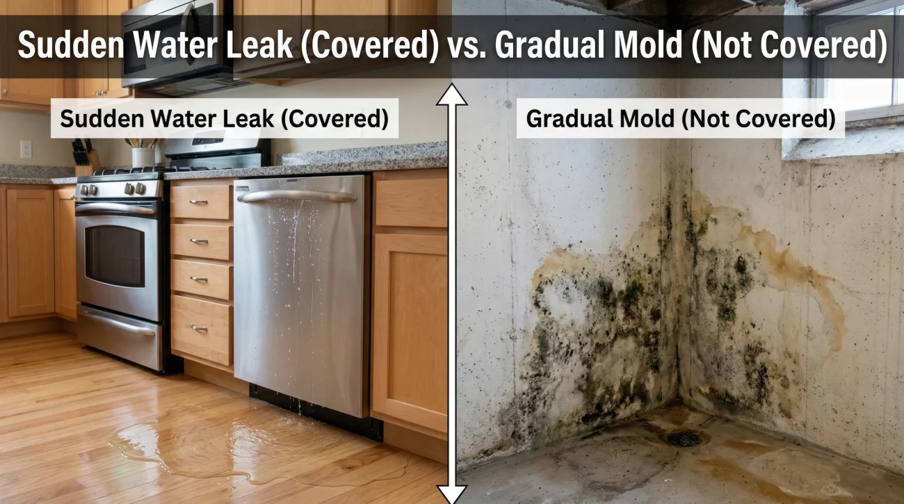 Water Damage Covered Vs Not Covered