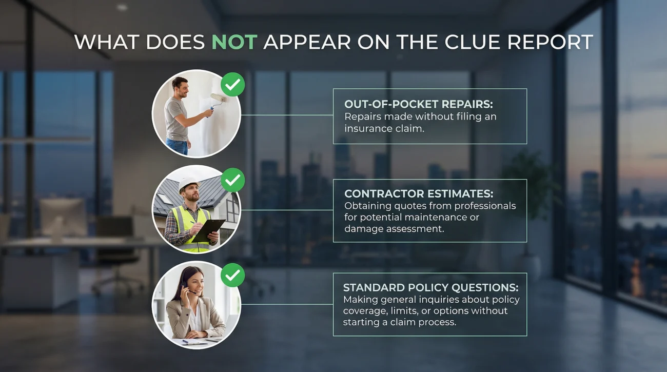 What Does Not Appear On The CLUE Report