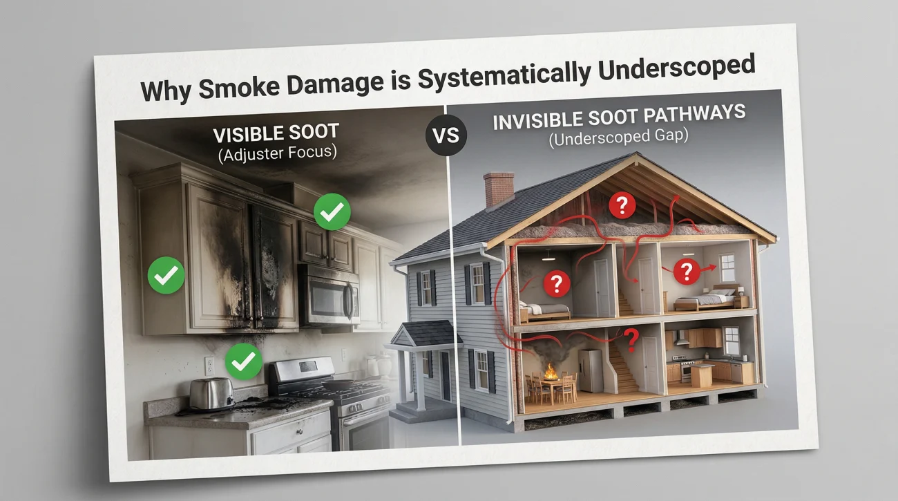 Why Smoke Damage Is Systematically Underscoped In Insurance Claims