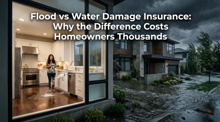 Flood vs. Water Damage Insurance: Why the Difference Costs Homeowners Thousands
