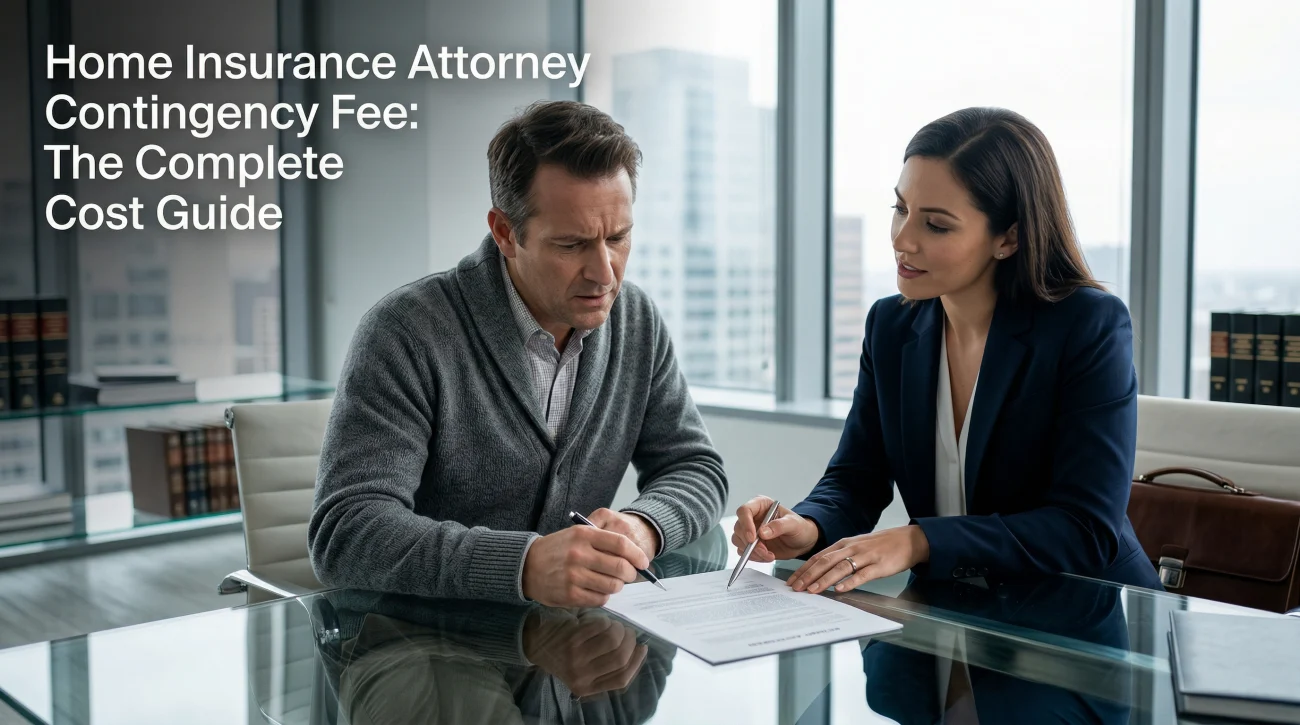 Home Insurance Attorney Contingency Fee