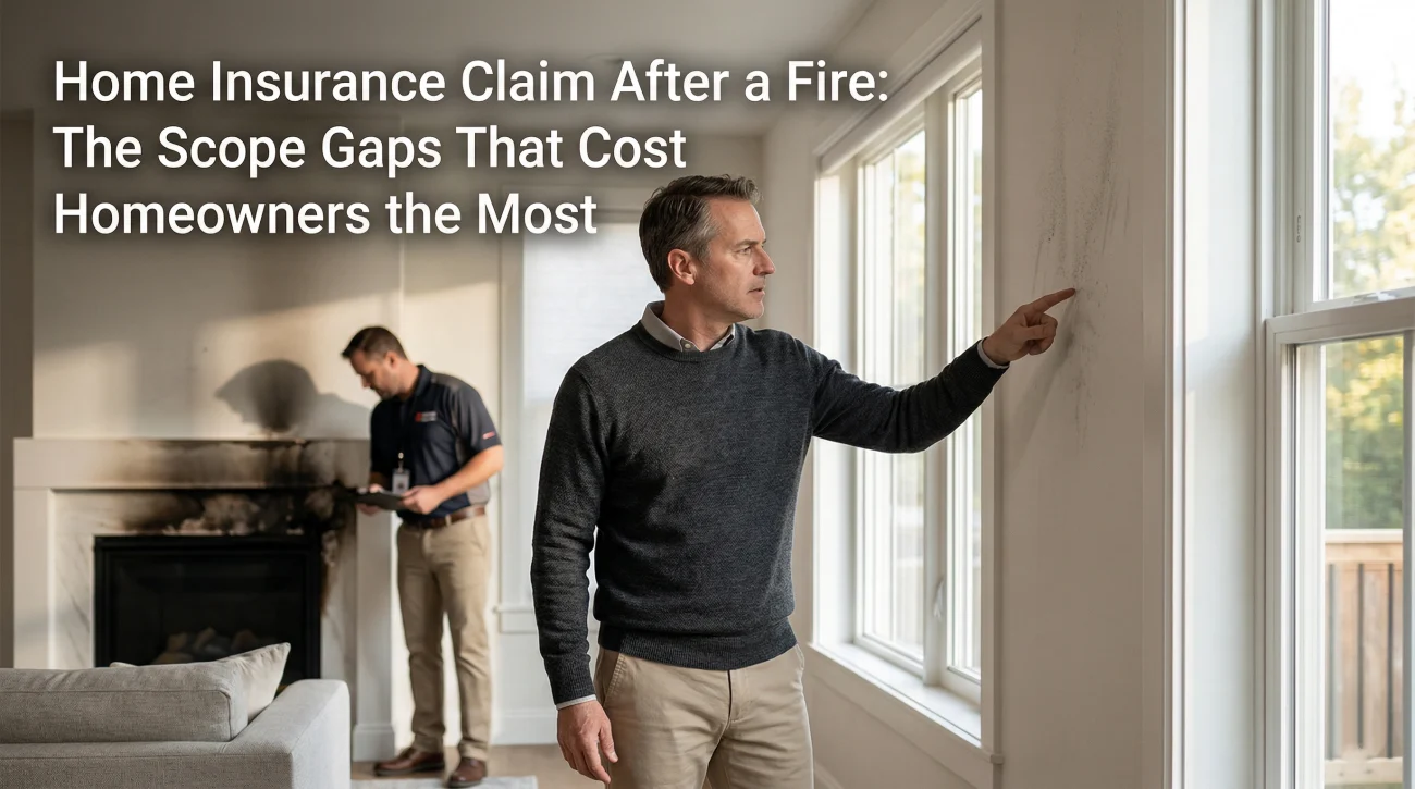 Home Insurance Claim Fire Damage