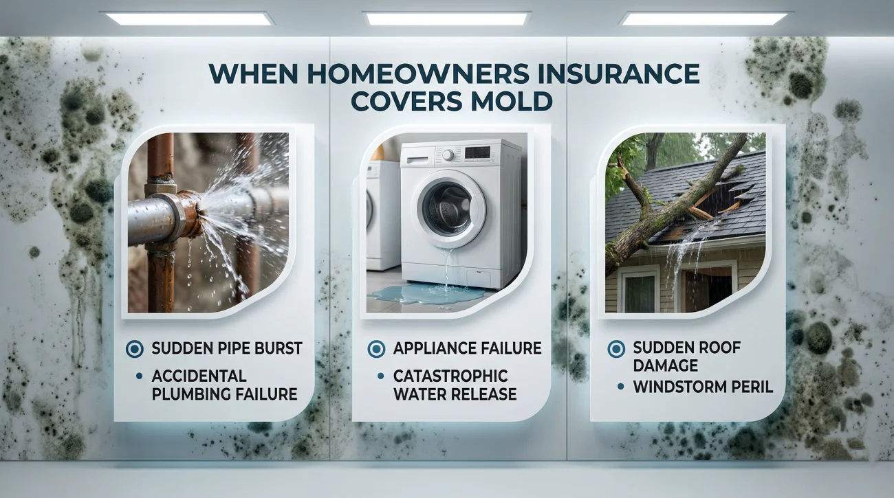 Common Scenarios For Covered Mold Claims