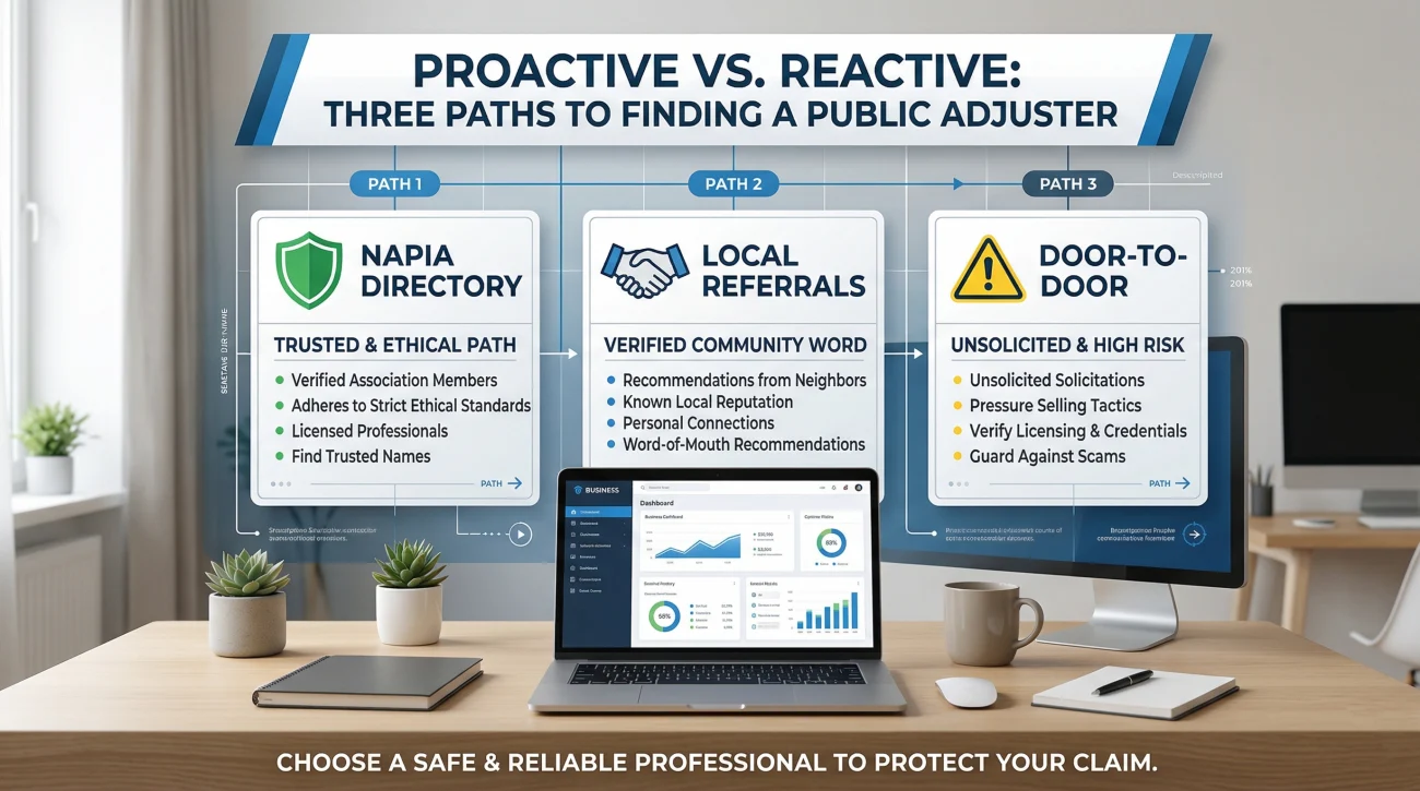 Comparison Of Proactive And Reactive Public Adjuster Searches