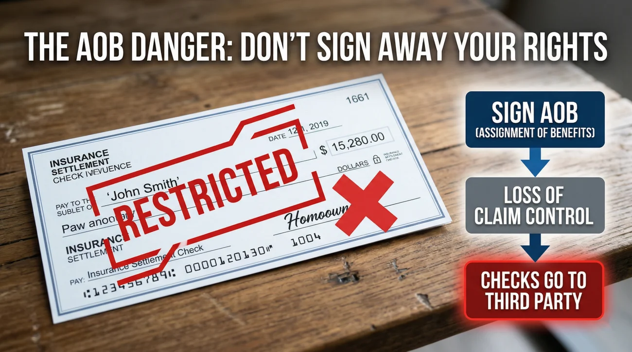 Consequences Of Signing An Assignment Of Benefits AOB Form