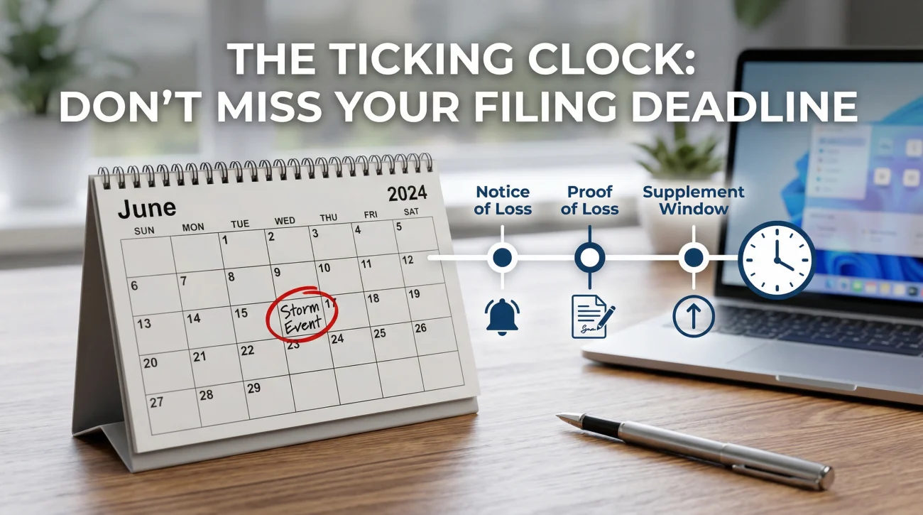 Home Insurance Storm Claim Notice Of Loss Filing Deadline