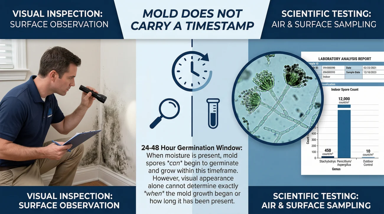 Insurance Adjuster Mold Growth Inspection