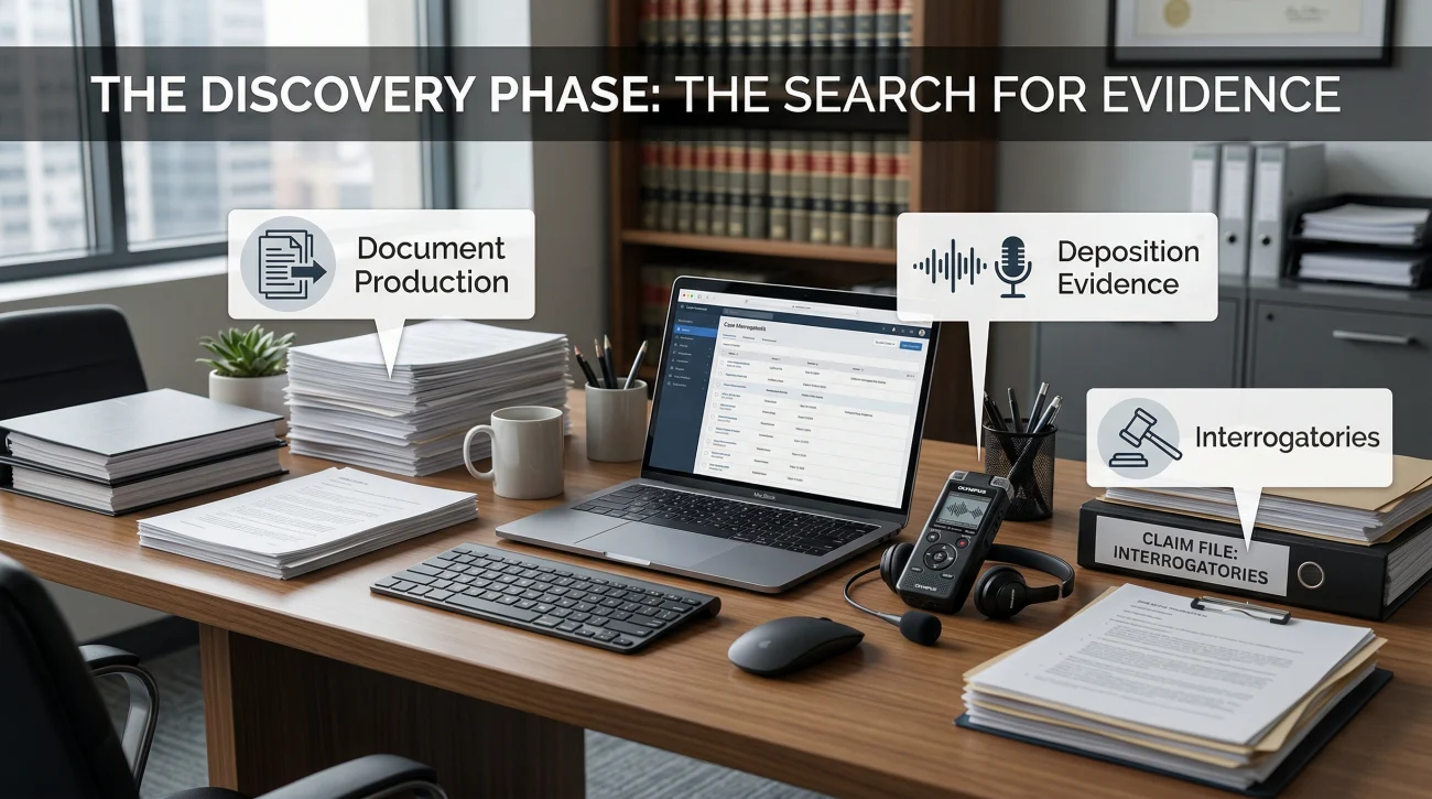 Insurance Lawsuit Discovery Phase Document Production And Depositions