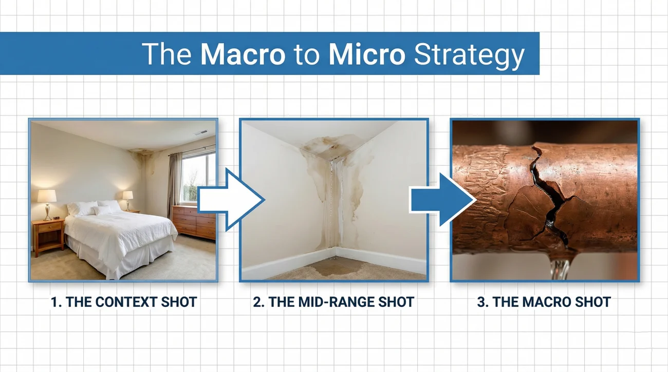 Macro To Micro Photography Strategy For Insurance Claims