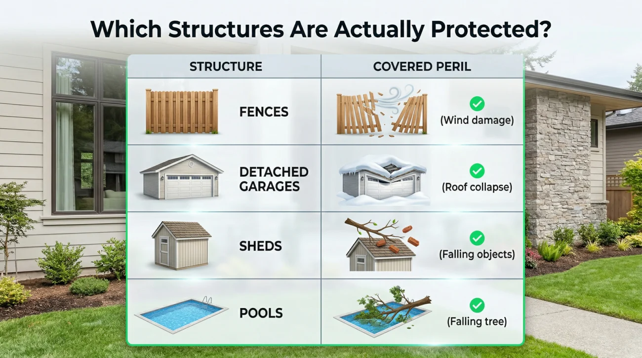 Overview Of Common Yard Structures Covered By Homeowners Insurance