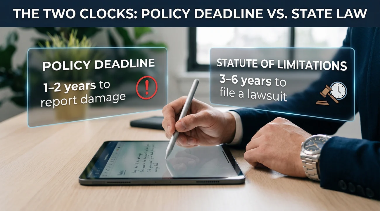 Policy Deadline Vs Statute Of Limitations Comparison