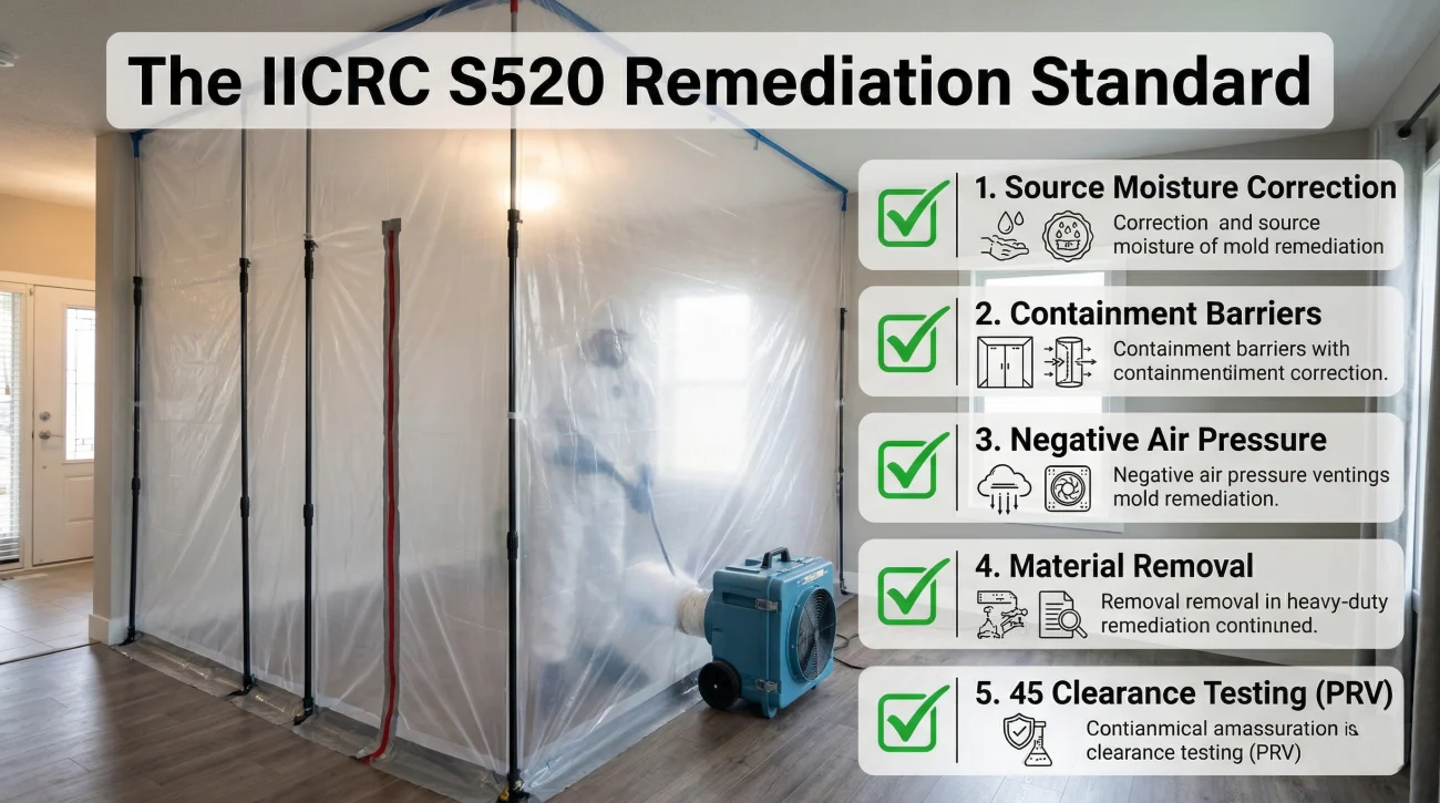 Professional Mold Remediation Standards Checklist