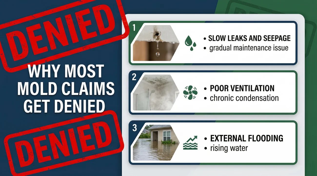 Reasons For Mold Claim Denial