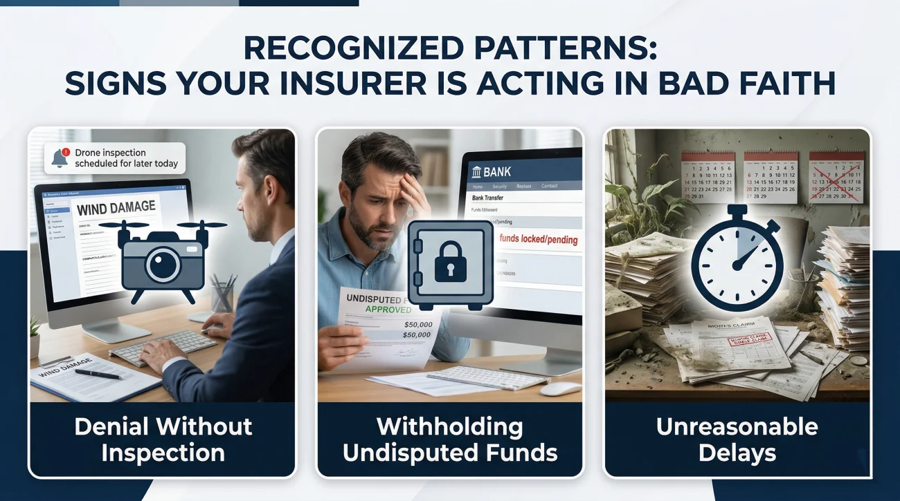 Recognized Patterns Of Bad Faith Insurance Conduct