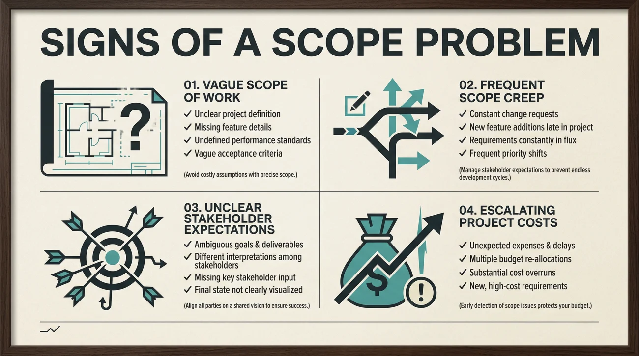 Signs Of Major Scope Problems In Claims