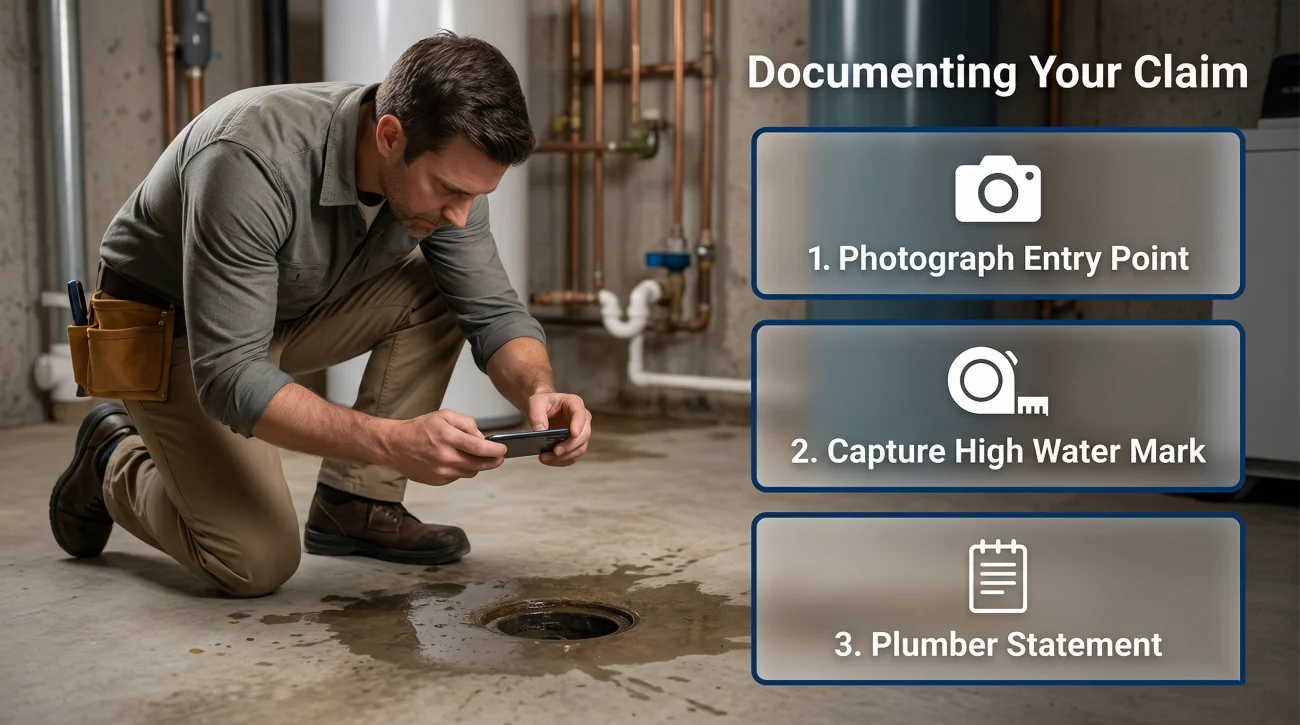 Steps For Documenting A Sewage Claim Correctly