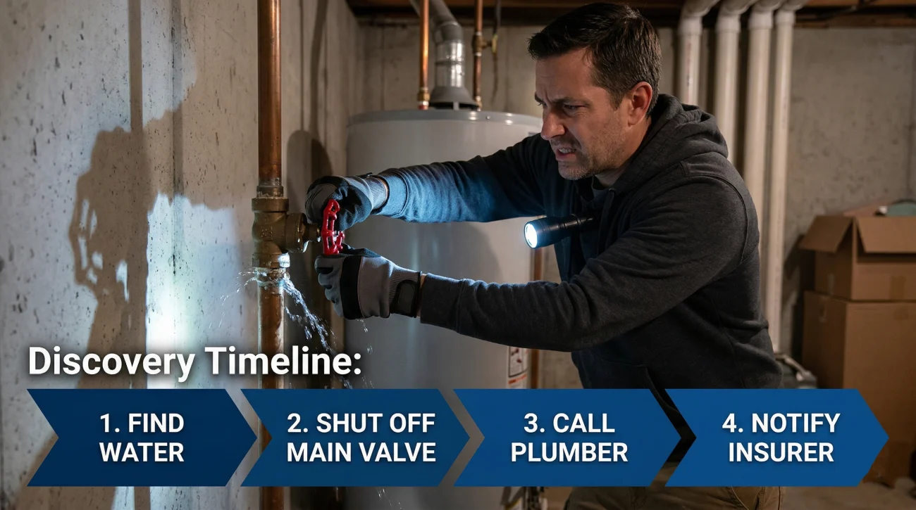 Timeline For Reporting A Hidden Burst Pipe
