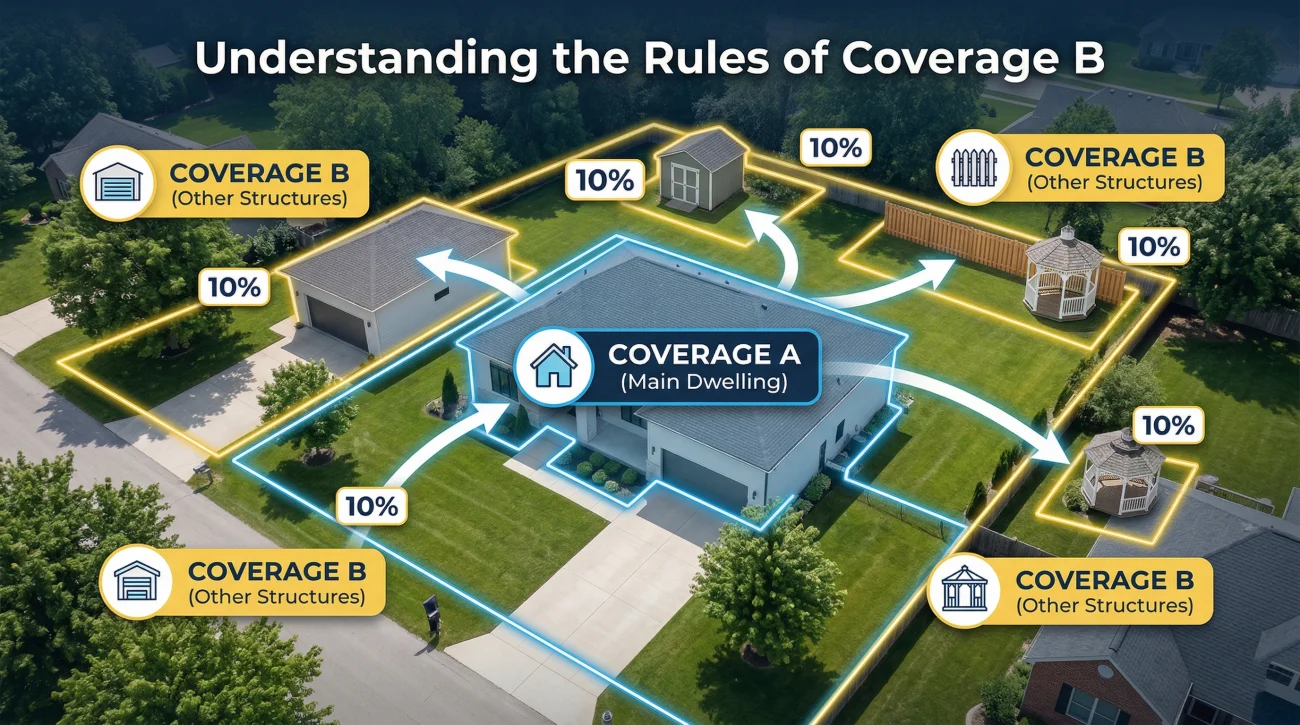 Visual Guide To Coverage B Other Structures Vs Coverage A Dwelling