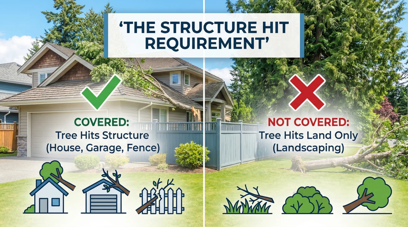 Visual Guide To Insurance Coverage For Fallen Trees On Property