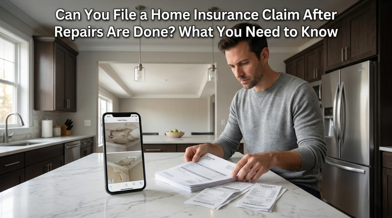 Can You File Home Insurance Claim After Repair