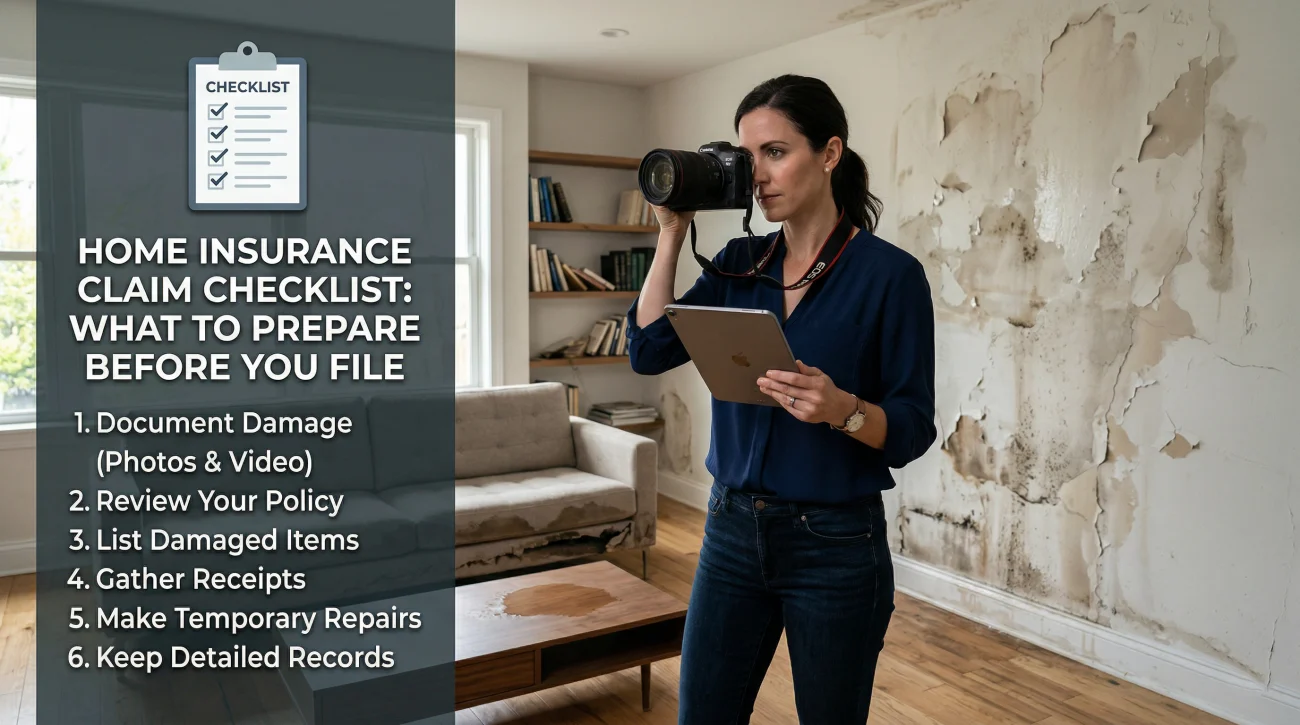 Home Insurance Claim Checklist