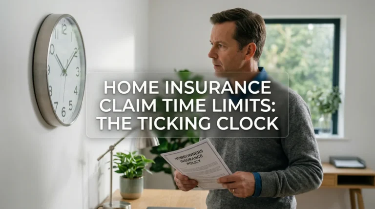 Home Insurance Claim Time Limit: How Long You Have to File and What Happens If You Miss It