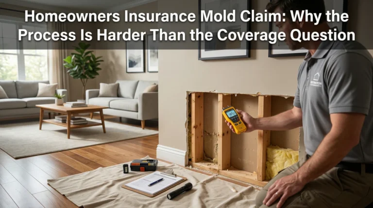 Homeowners Insurance Mold Claim: Why the Process Is Harder Than the Coverage Question