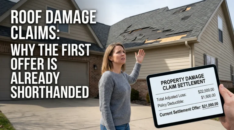 Roof Damage Insurance Claim: Why the First Offer Is Almost Never the Full Picture