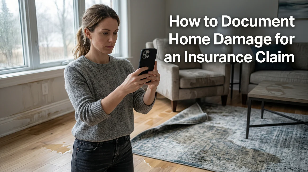 How To Document Home Damage For Insurance Claim