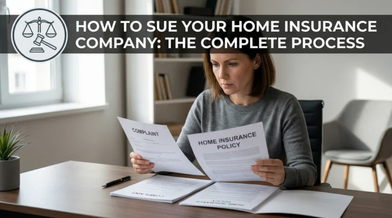 How to Sue Your Home Insurance Company: The Lawsuit Process Explained