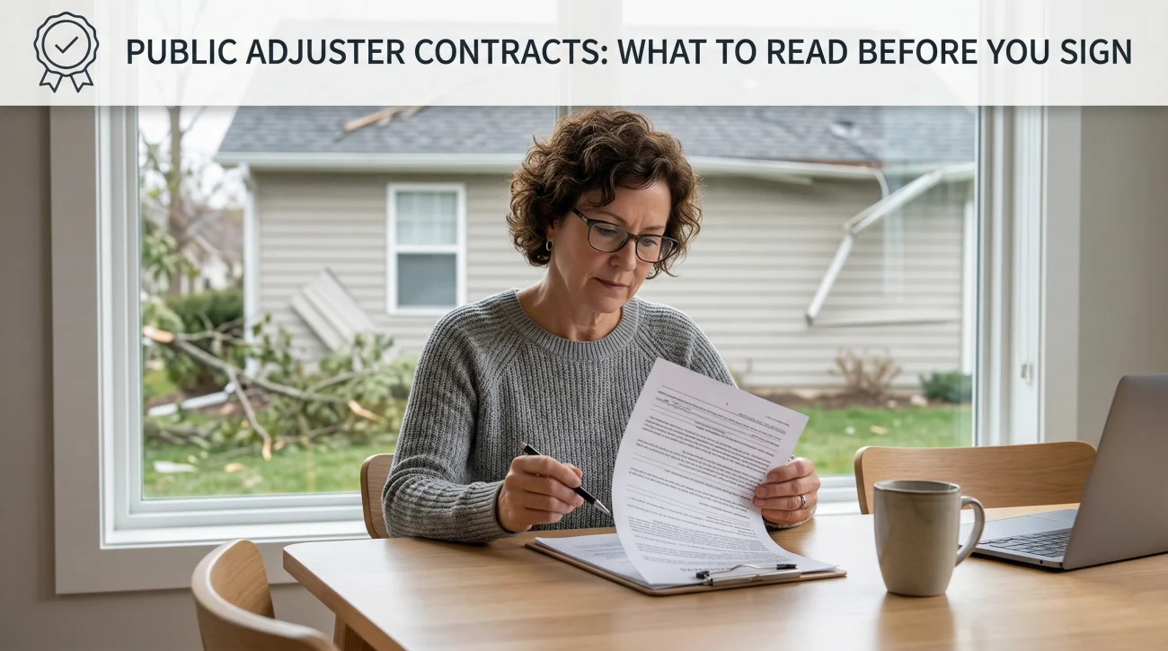 Public Adjuster Contract