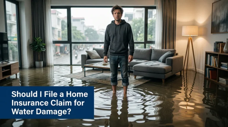 Should I File a Home Insurance Claim for Water Damage? The Decision Most Homeowners Get Wrong