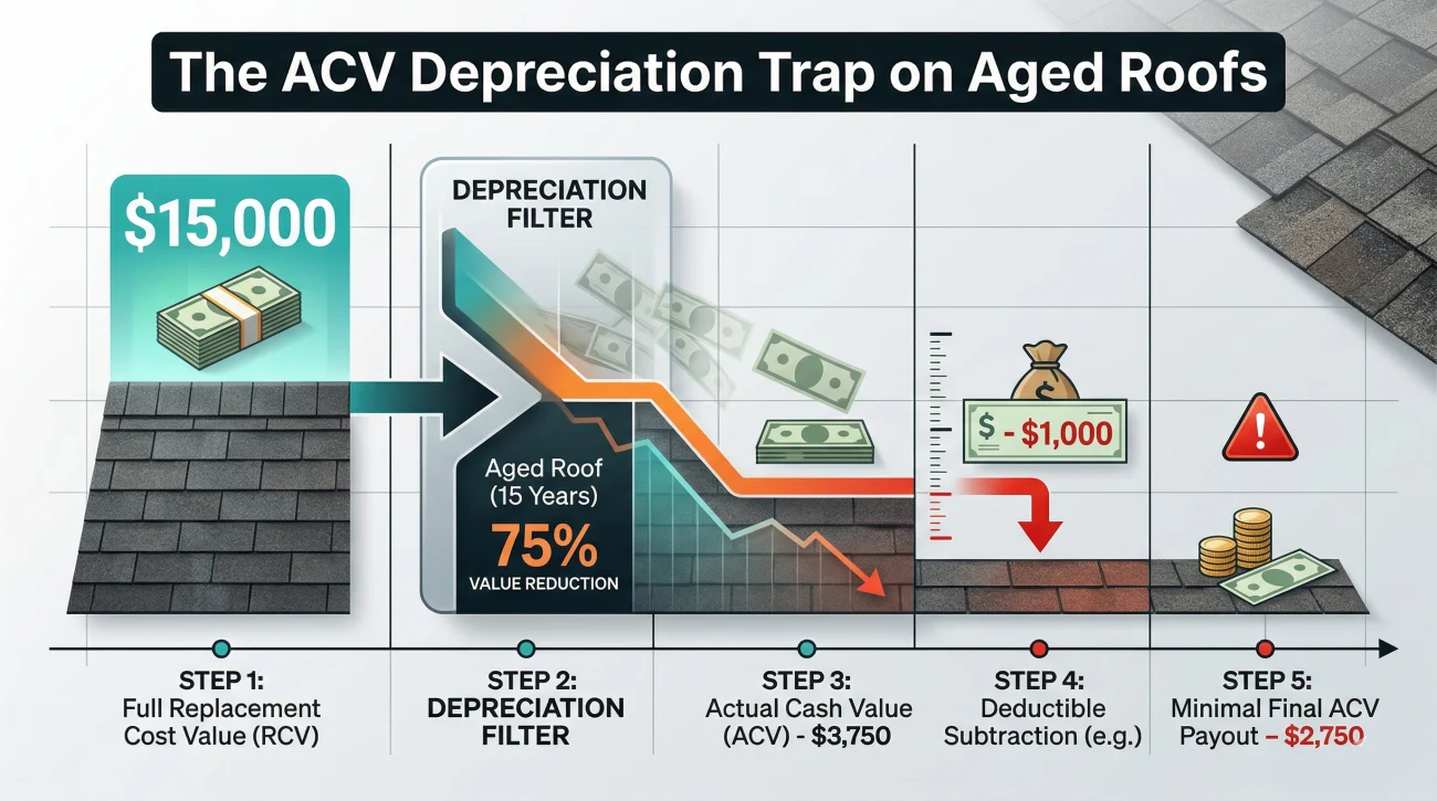 Actual Cash Value Vs Replacement Cost Value For Aged Roof Claims