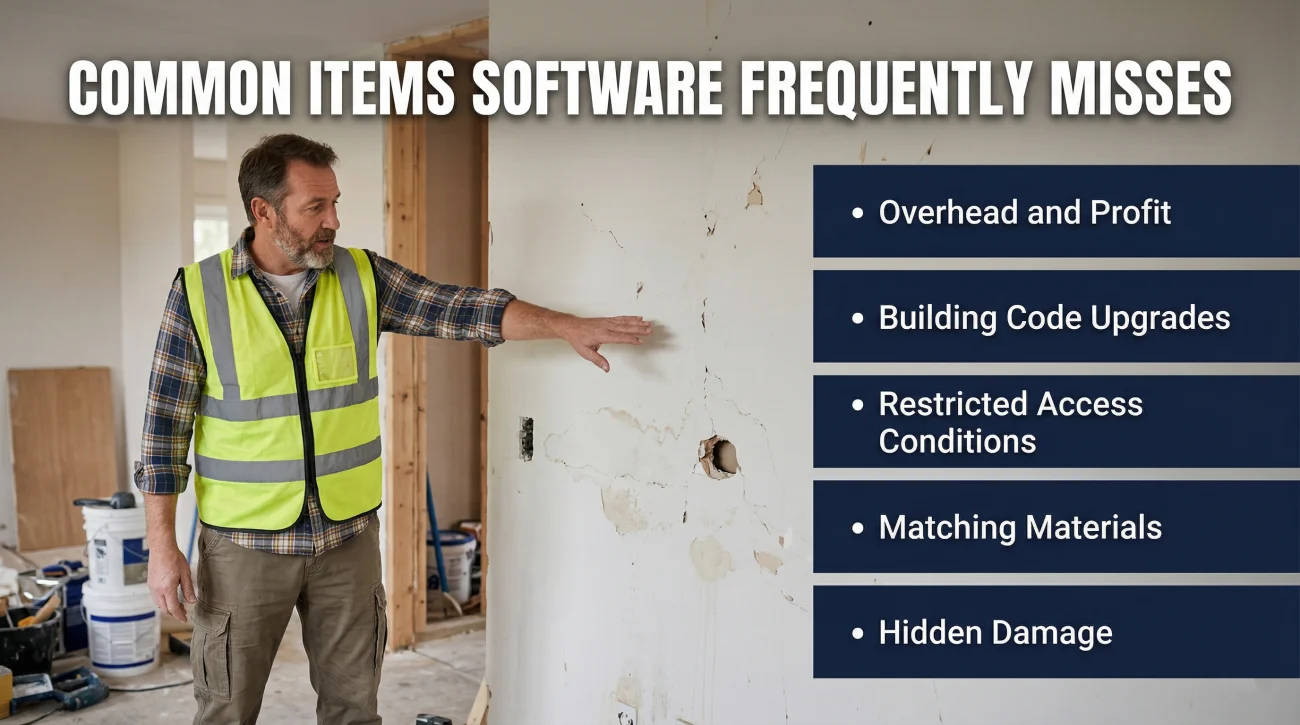 Common Items Missing In Estimates