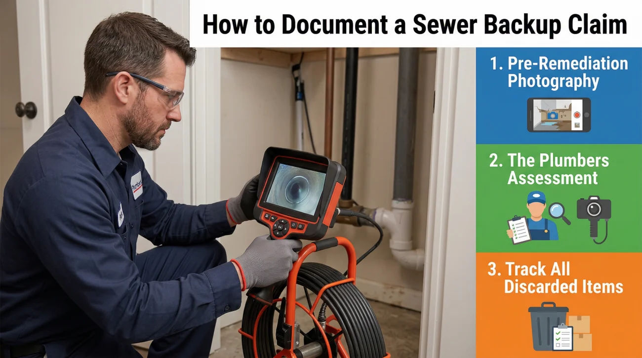 Documenting A Sewer Backup Claim Correctly