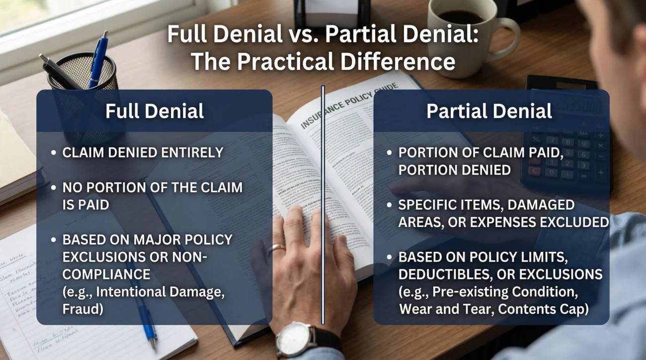 Full Denial Vs Partial Denial
