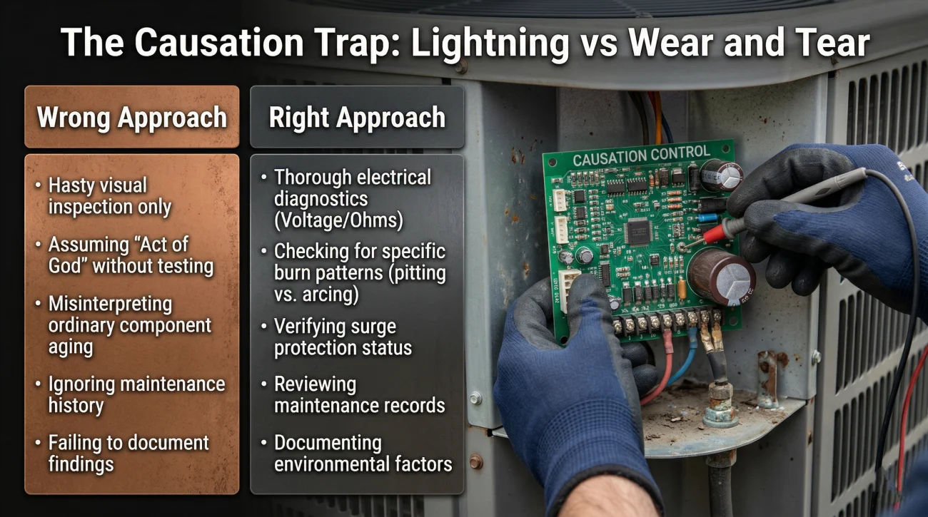 Lightning Damage Vs Wear And Tear