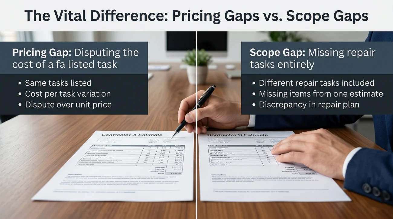 Pricing Gap Vs Scope Gap