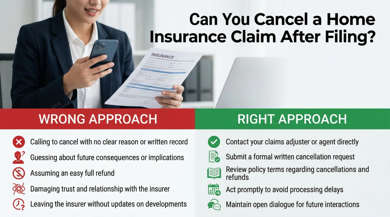 Right Vs Wrong Ways To Cancel An Insurance Claim