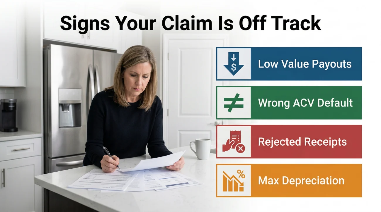 Signs Your Claim Is Off Track