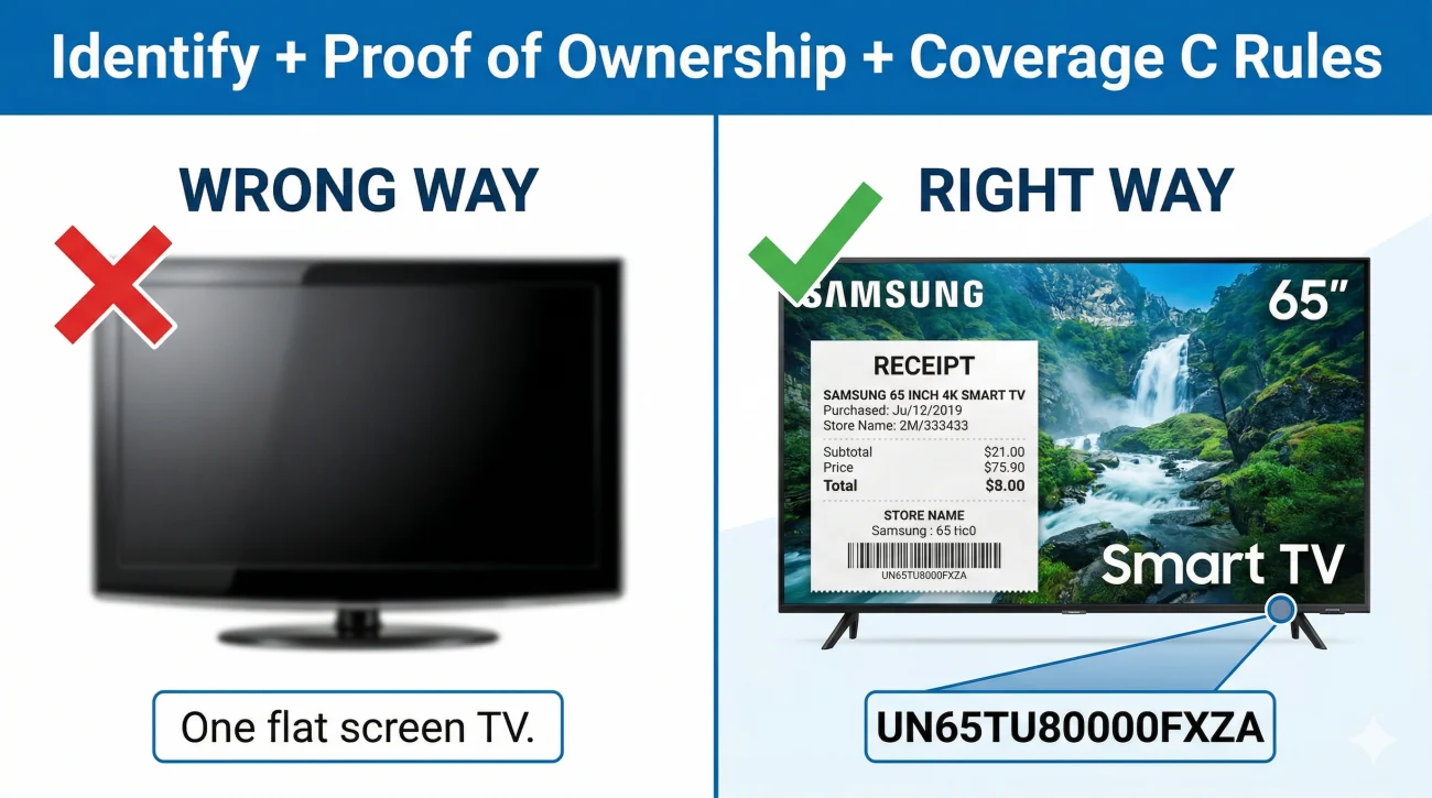The Proper Way To Document Stolen Personal Property For Insurance