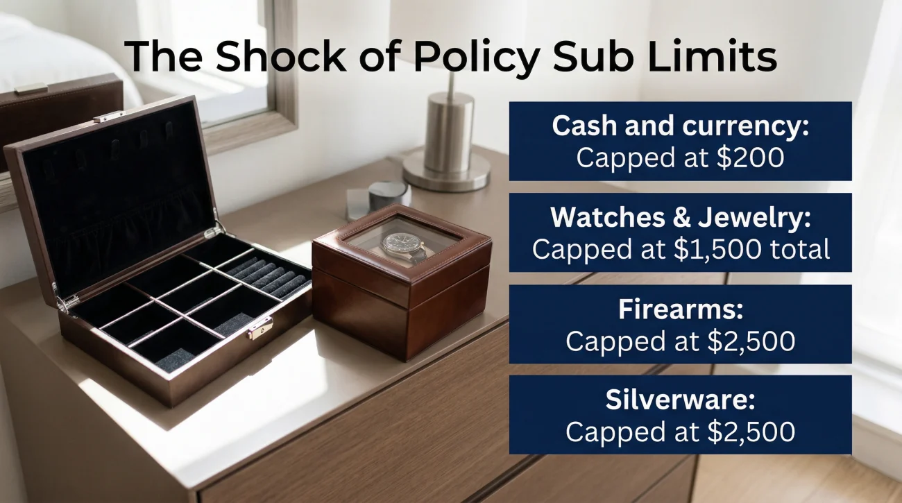 Theft Sub Limits On High Value Items